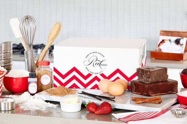 DIY Baking Kit from Red Velvet NYC, Valentine's day Subscription Boxes